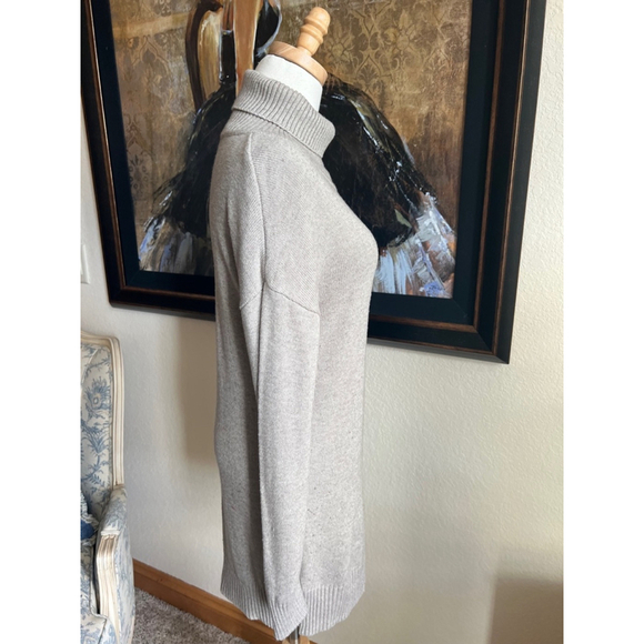 Women's Miss Lulo Beige Sweater Dress Size S Wool & cashmere Blend - Picture 5 of 6